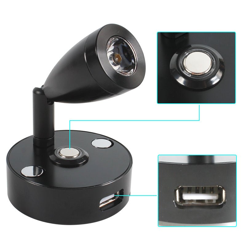 Lampa LED de citit cu Incarcator USB - CamperShop